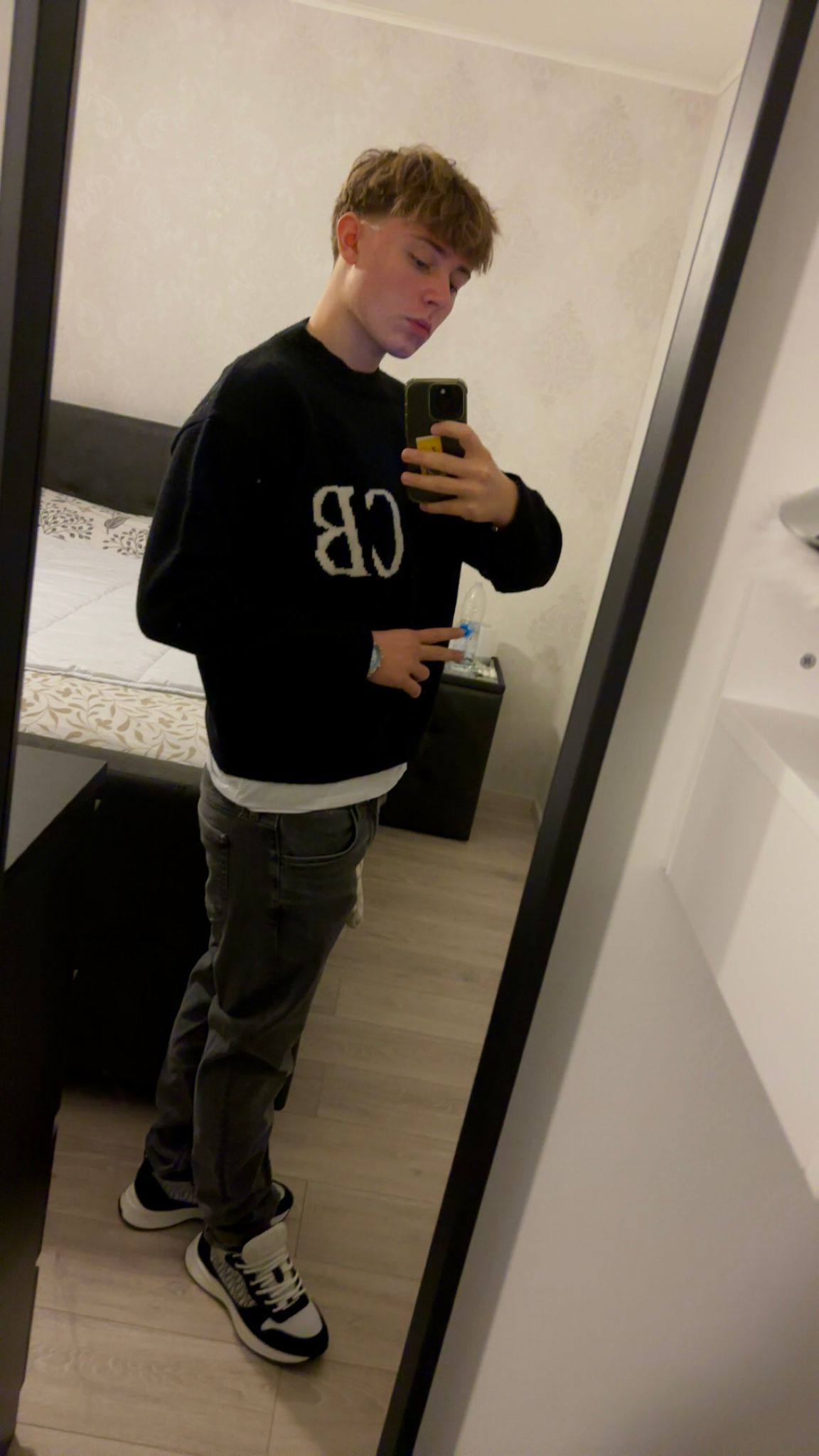 Cedric na -60 kg, mirror selfie