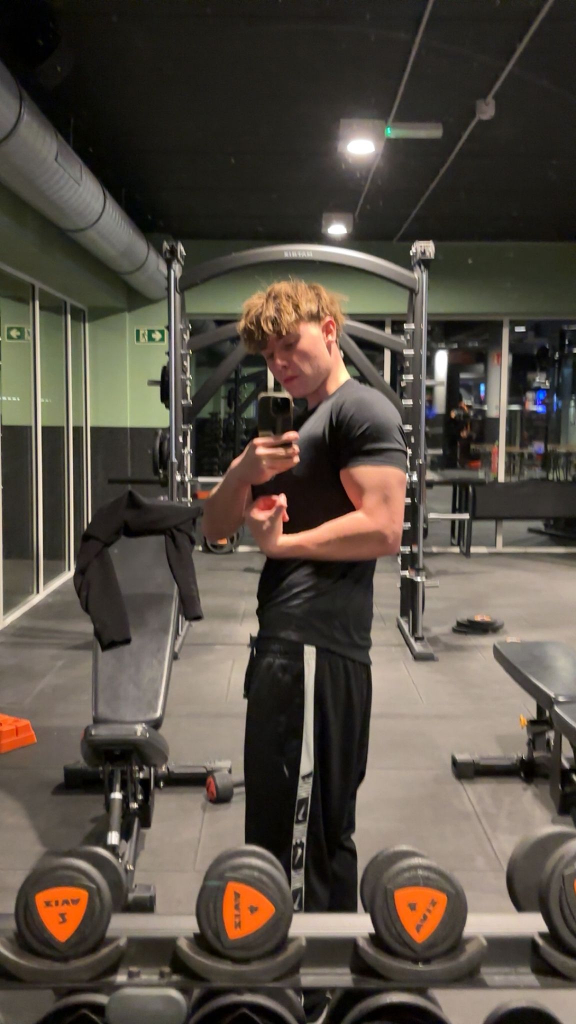 Cedric na -60 kg, gym zwart shirt